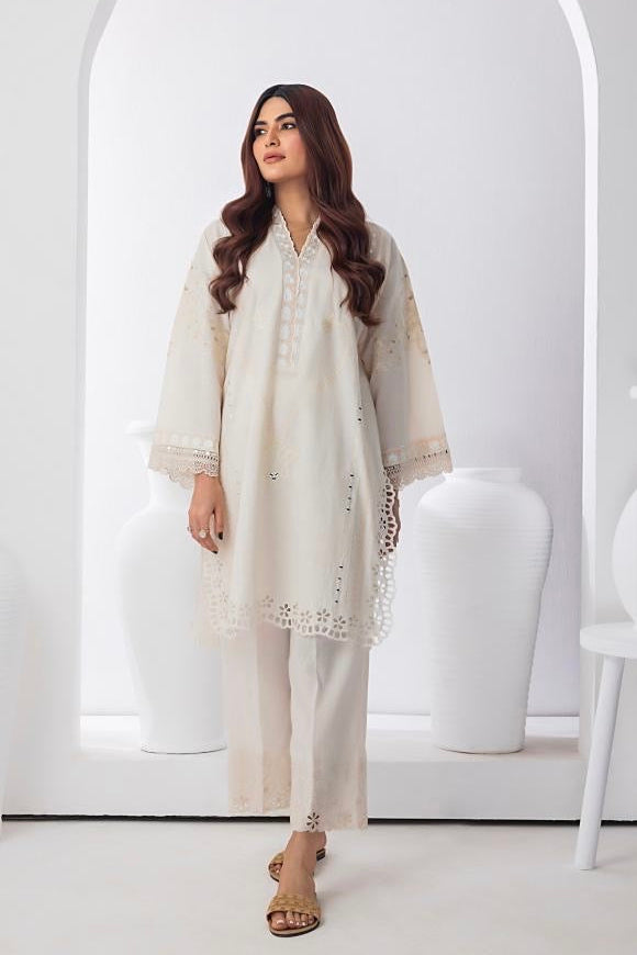 iVory Mirror & Cut Worked Co-Ord Sets