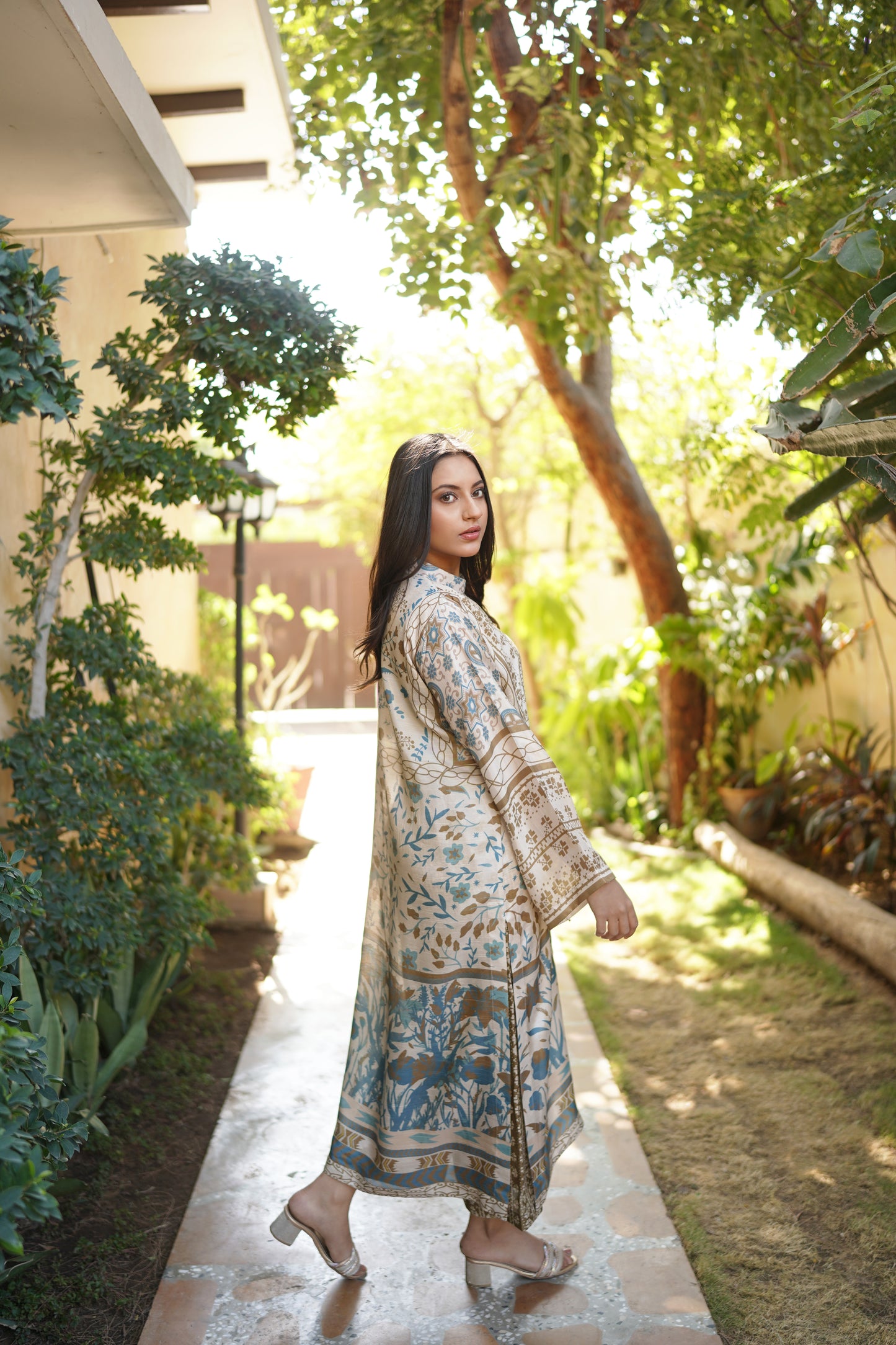 AJRAK STYLE PRINTED 2 PCS DRESS
