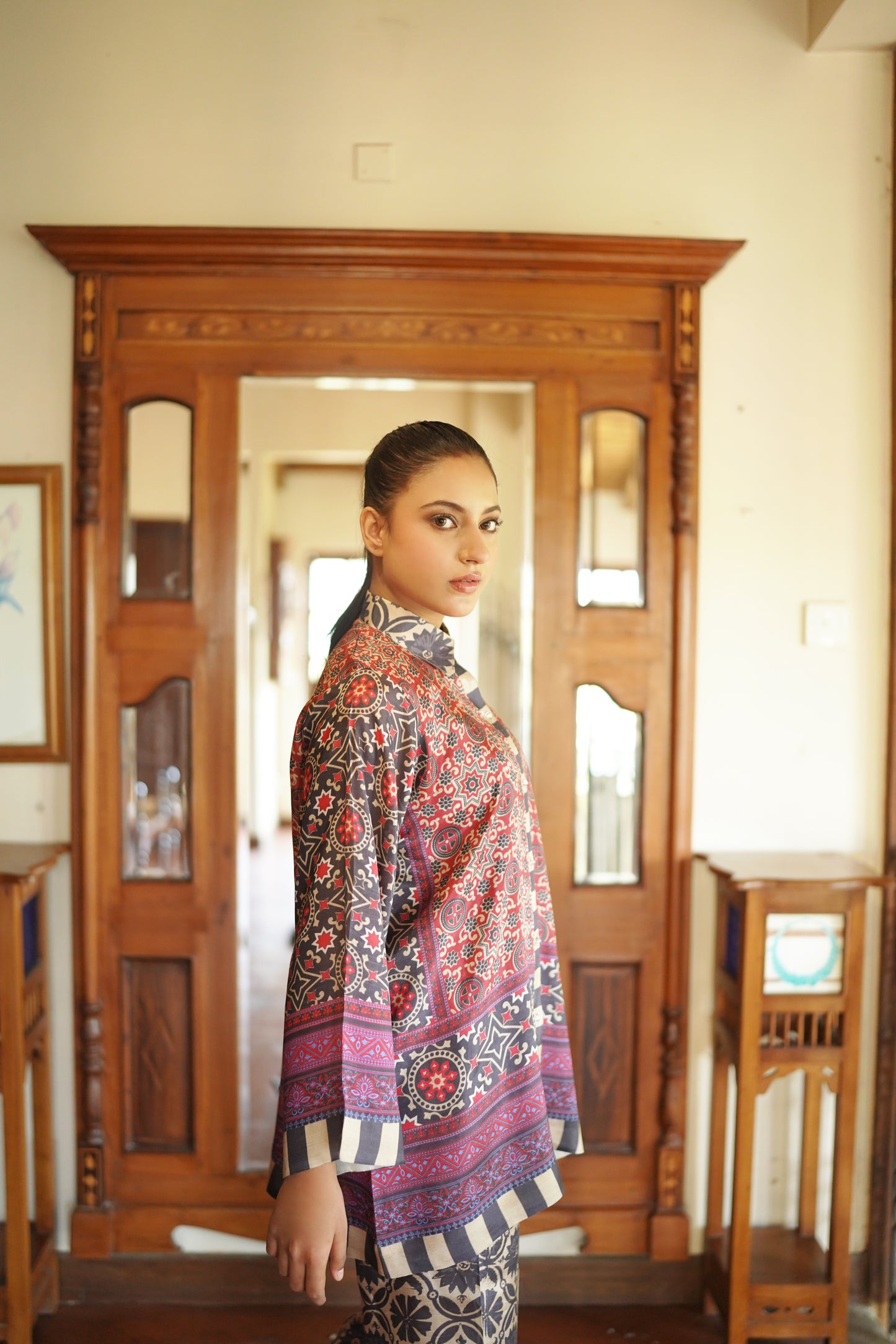 AJRAK STYLE PRINTED CO-ORD SET