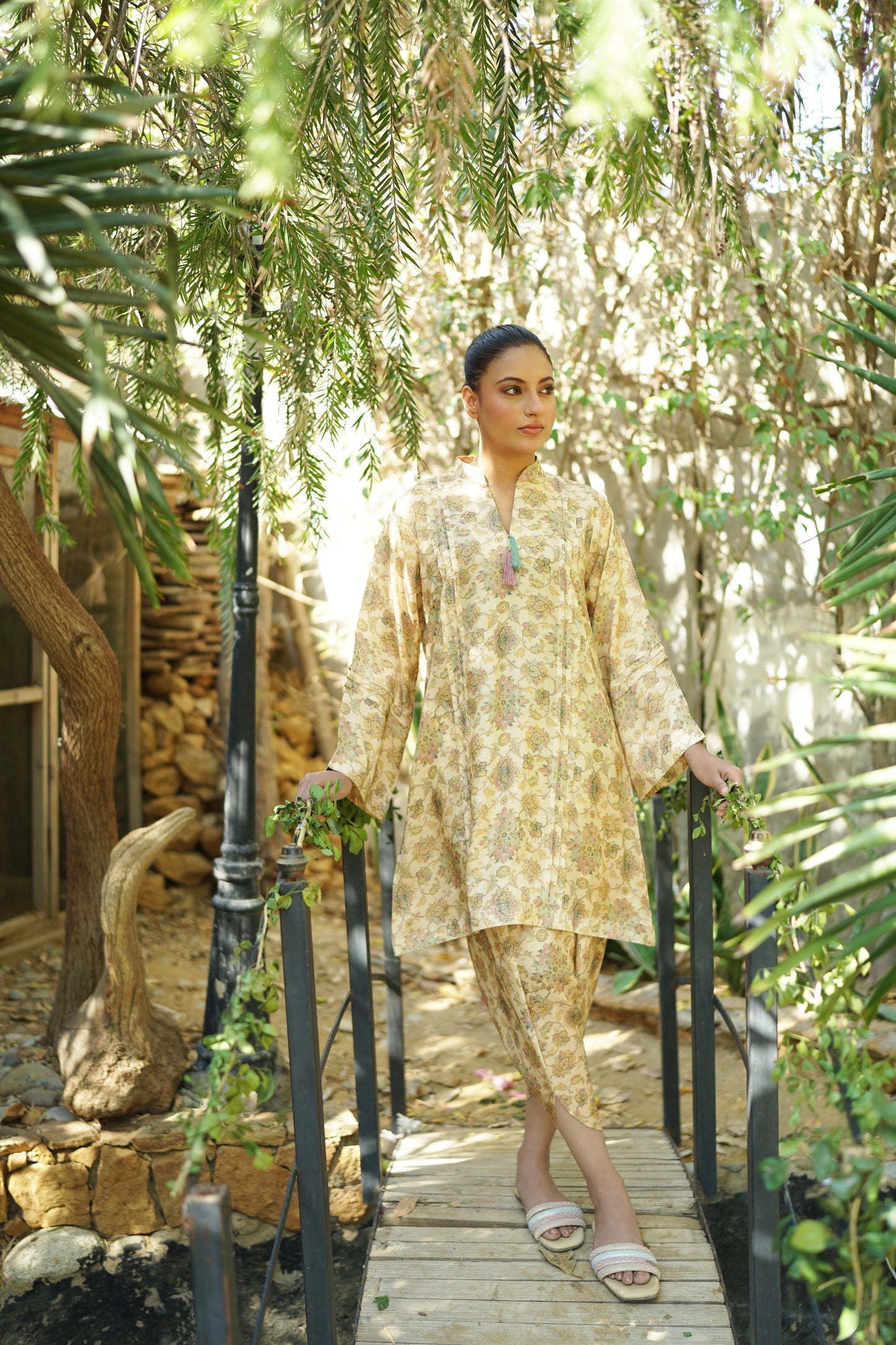 AJRAK STYLE PRINTED CO-ORD SET