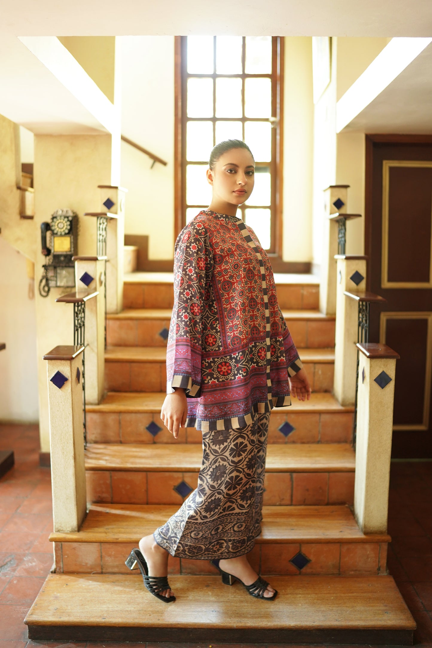 AJRAK STYLE PRINTED CO-ORD SET