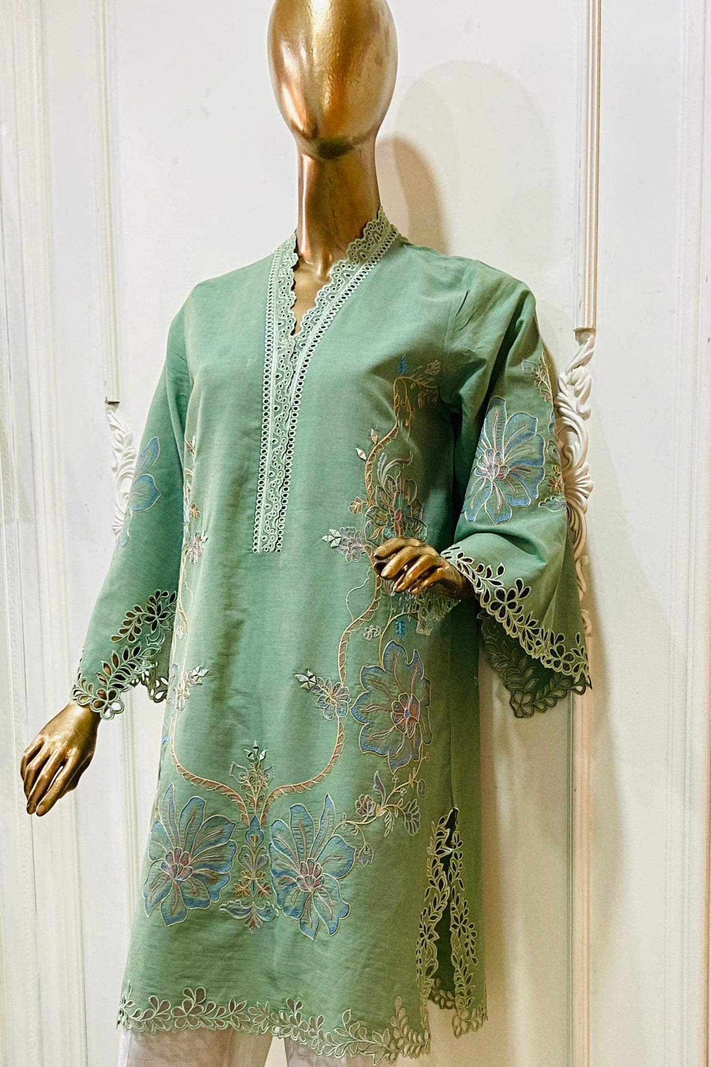 Teal Green Kurta