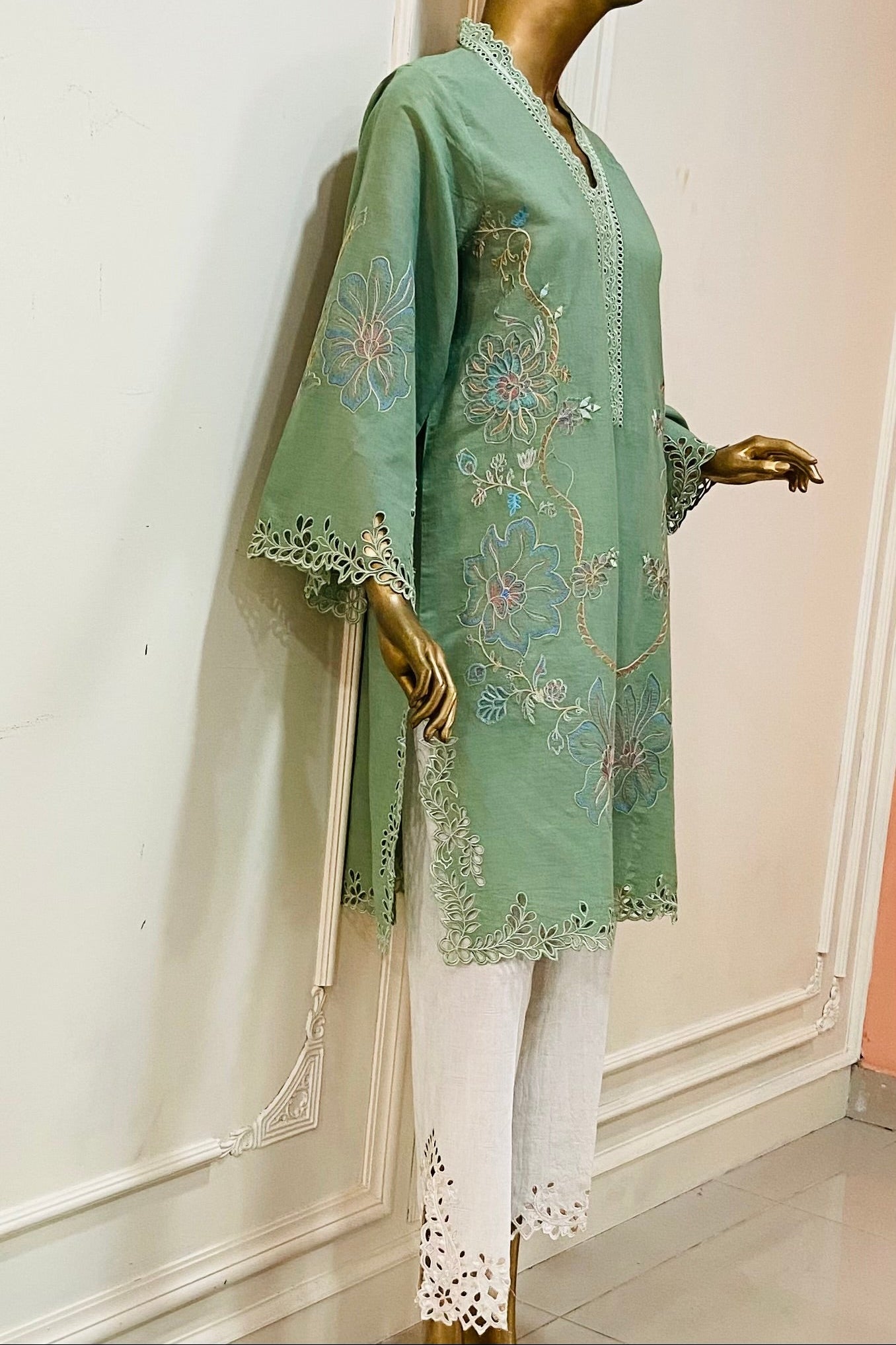 Teal Green Kurta