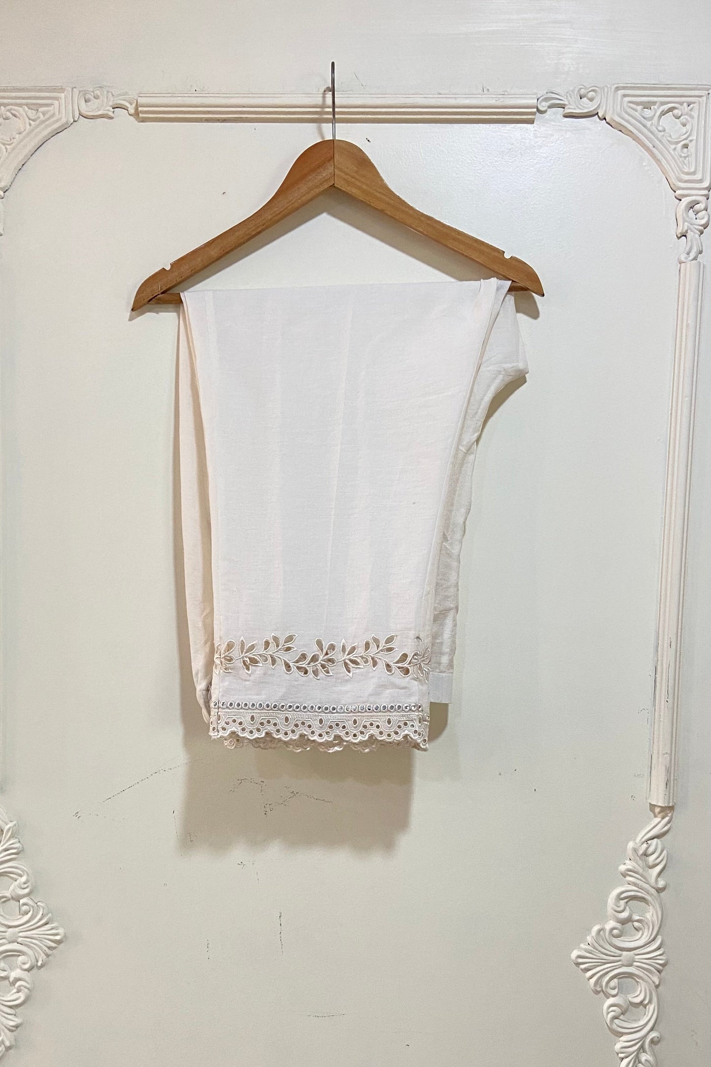 Ivory Cut Work Pant