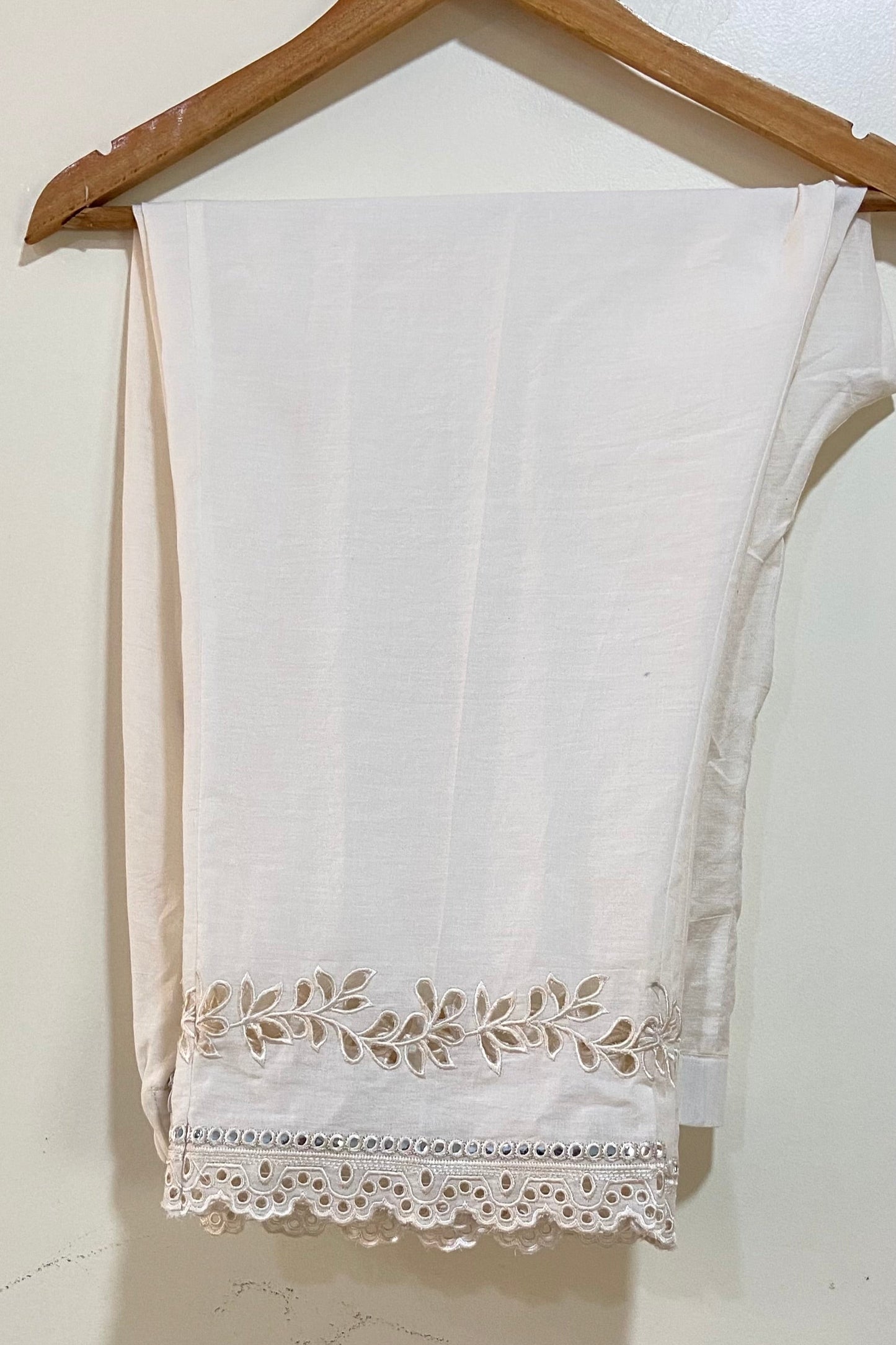 Ivory Cut Work Pant