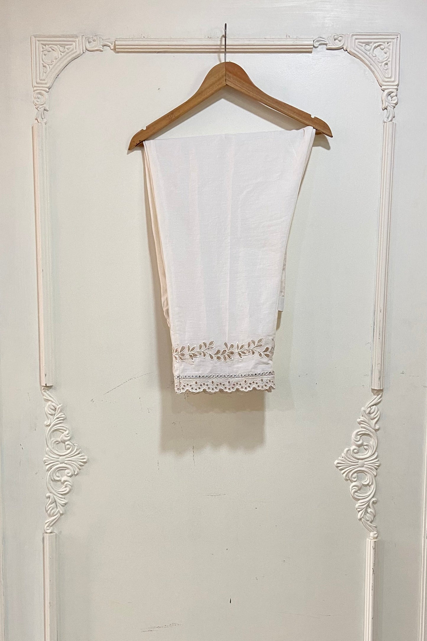 Ivory Cut Work Pant