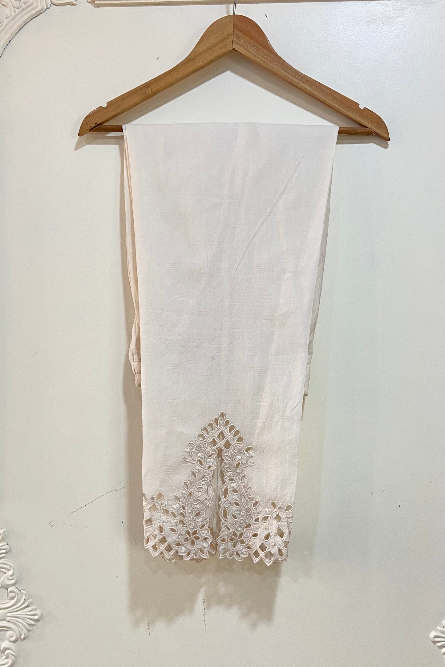 Ivory Cut Work Pant
