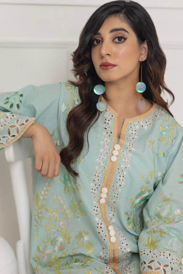 Sky Blue & Peachy Orange Co-Ord Sets