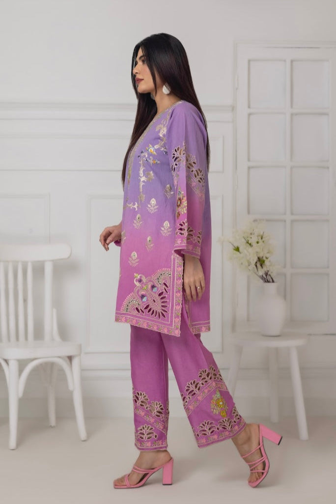 Shaded Purple & Pink Co-Ord Sets