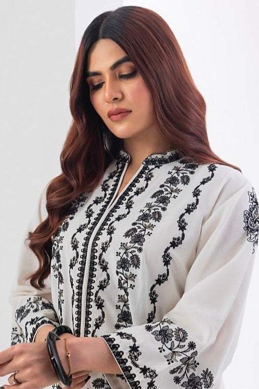 White & Black Co-Ord Set