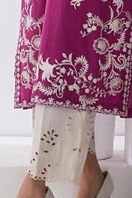 Ivory Cut Work Pant