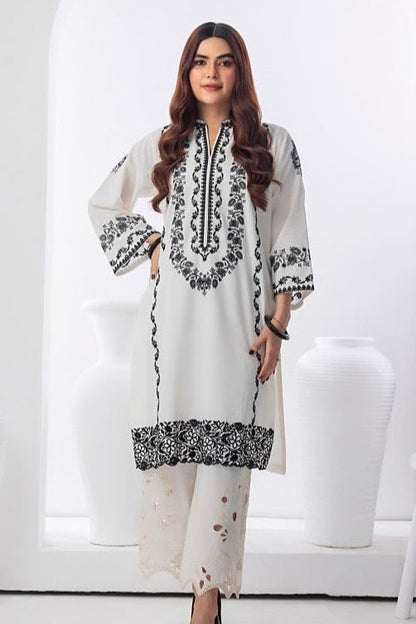 White & Black Co-Ord Set