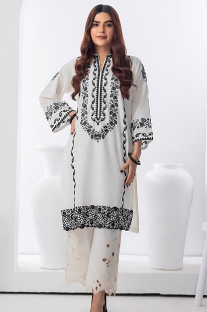 White & Black Co-Ord Set