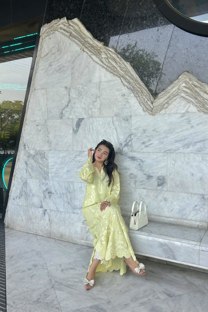 CORN YELLOW 2 PCS kaftan