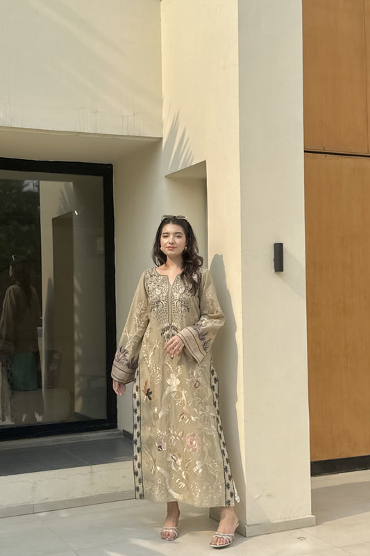LAUREL GREEN KAFTAN 2PCS