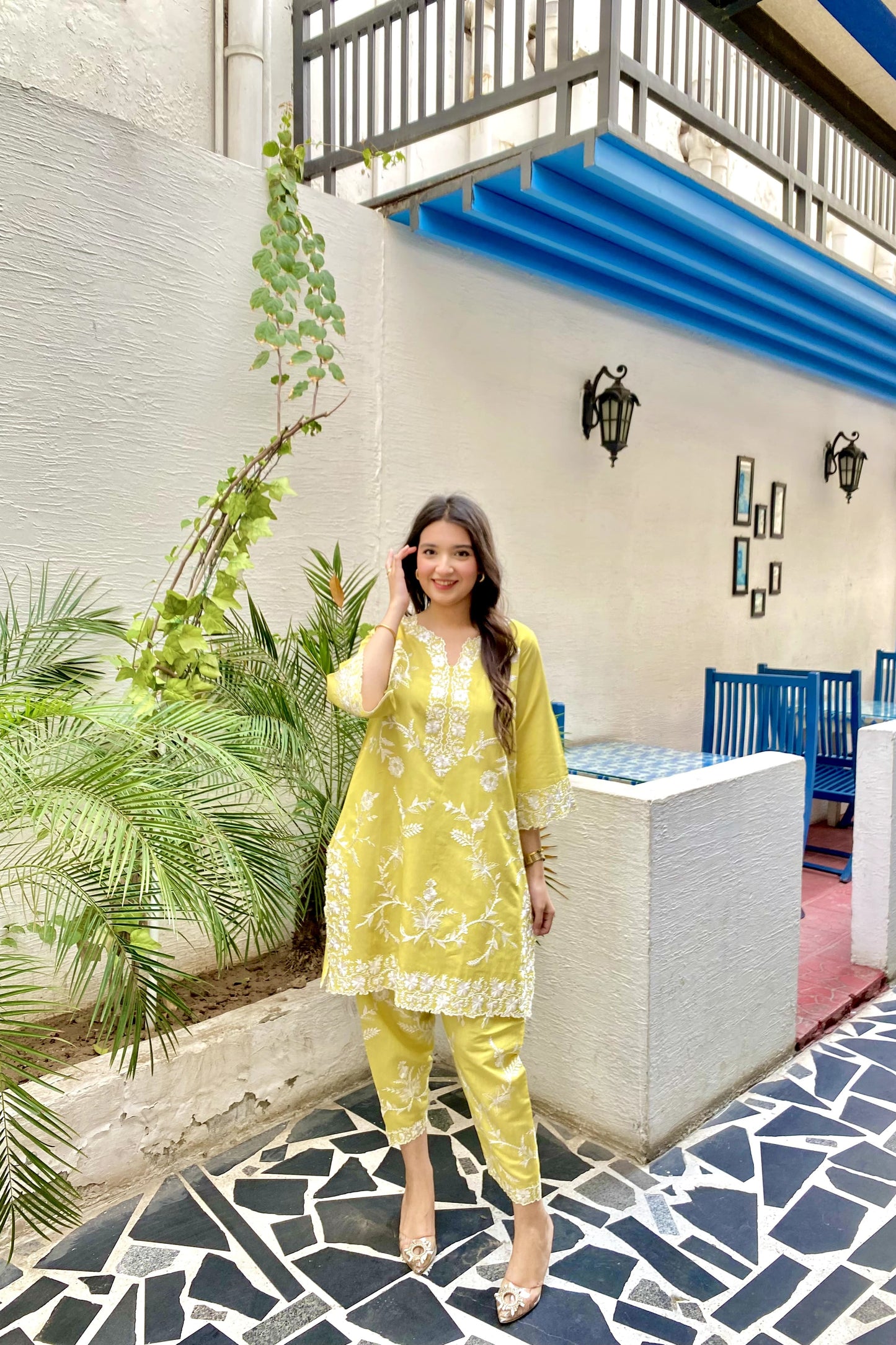 CORN LEMON CO-ORD SET