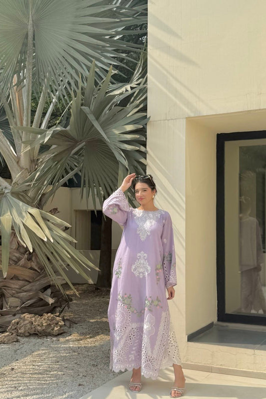 lavender kaftan
