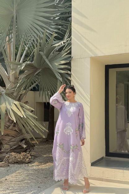 lavender kaftan 2PCS