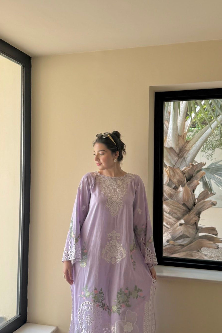 lavender kaftan