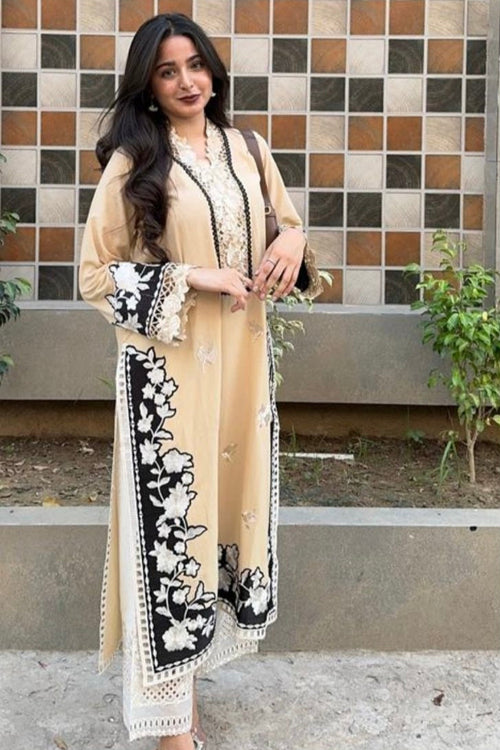 BEIGE LONG KURTA