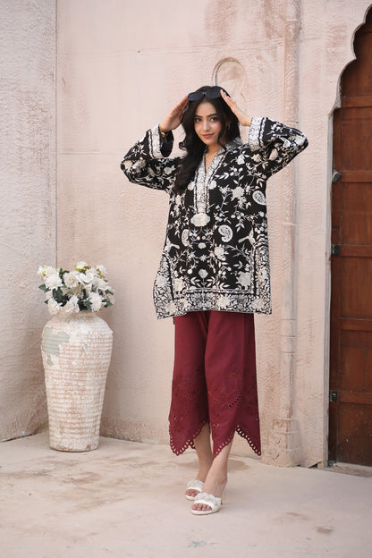 BLACK GHARA CO-ORD