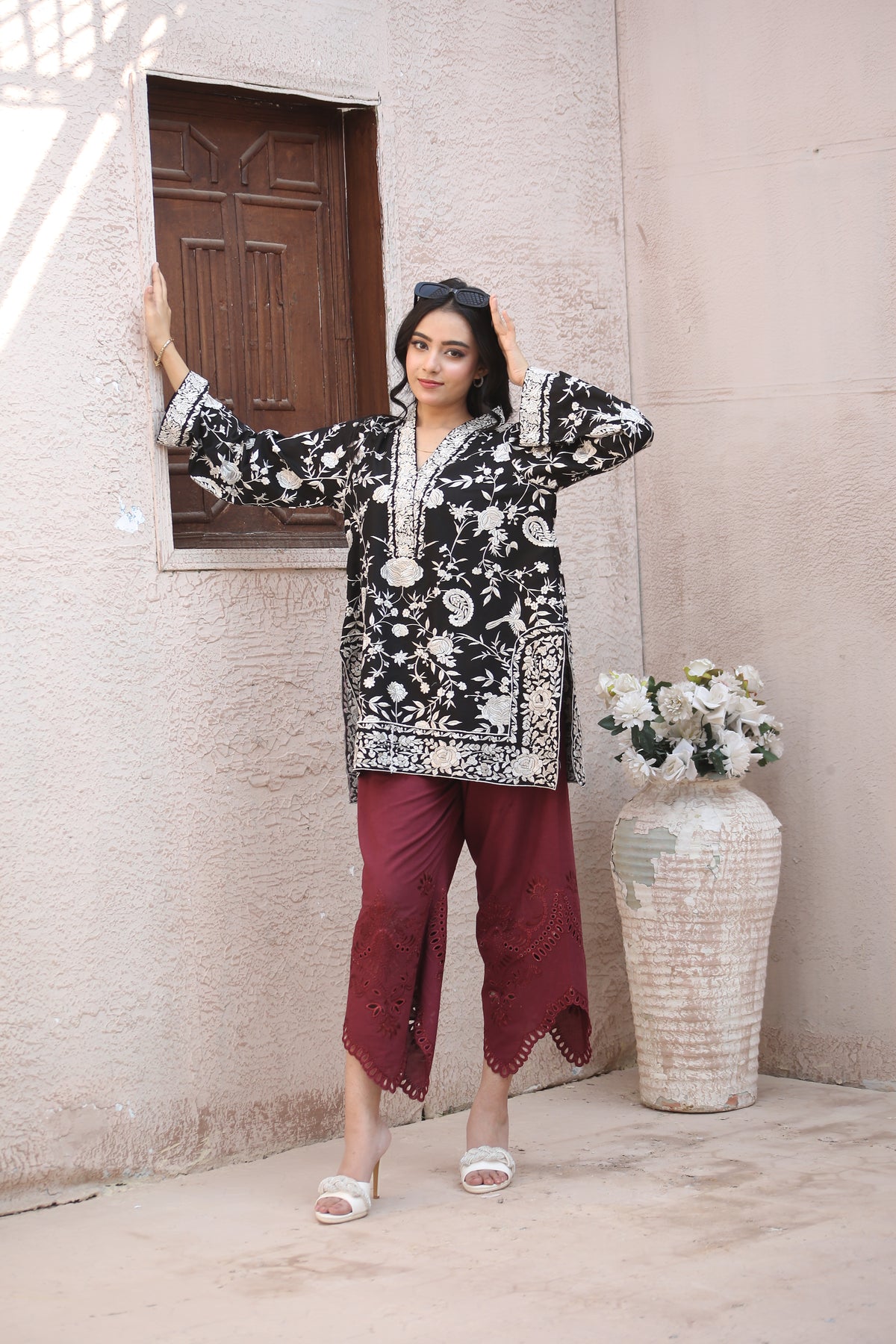 BLACK GHARA CO-ORD