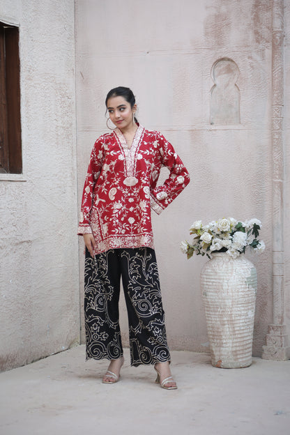 RED GHARA CO-ORD