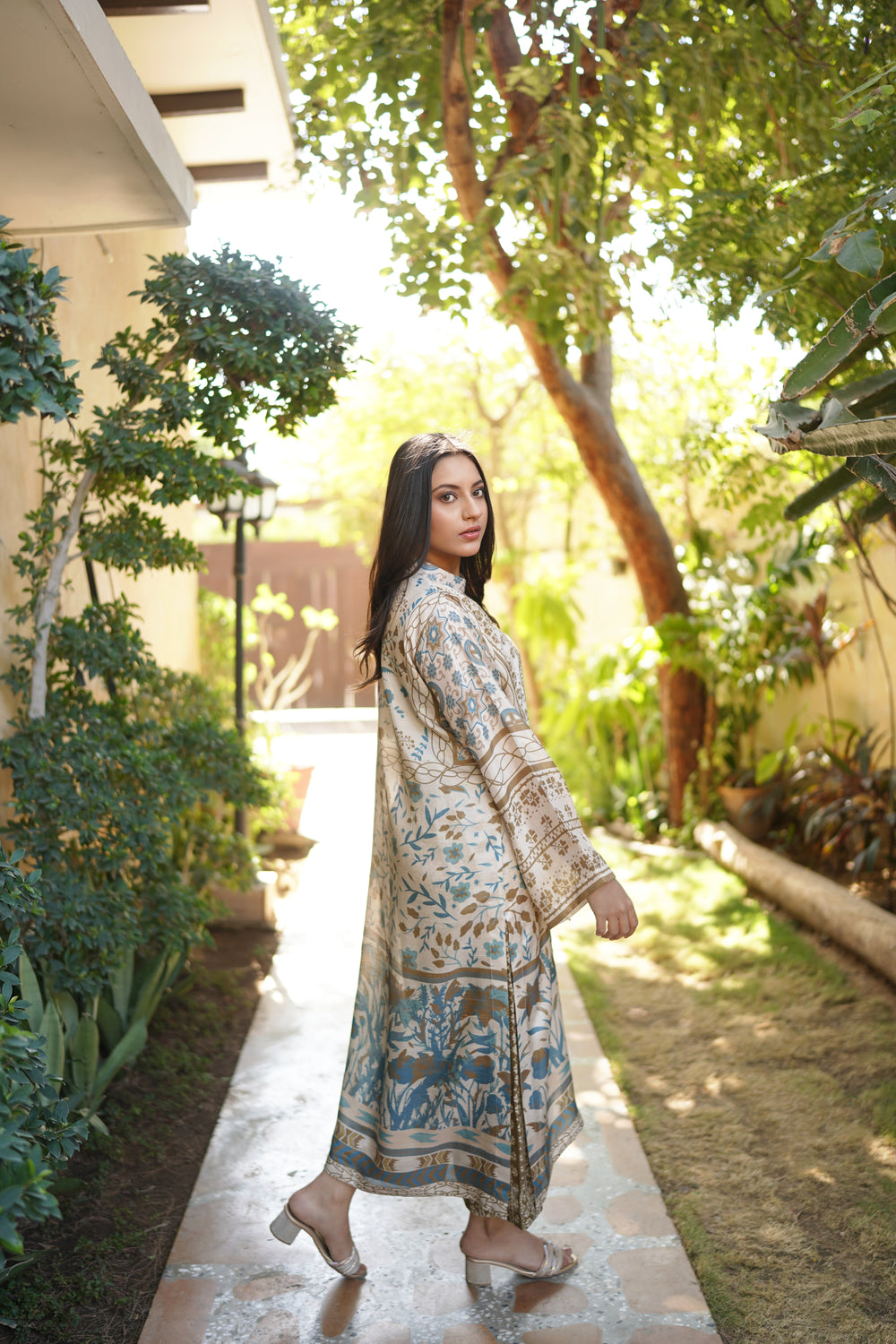 AJRAK STYLE PRINTED 2 PCS DRESS