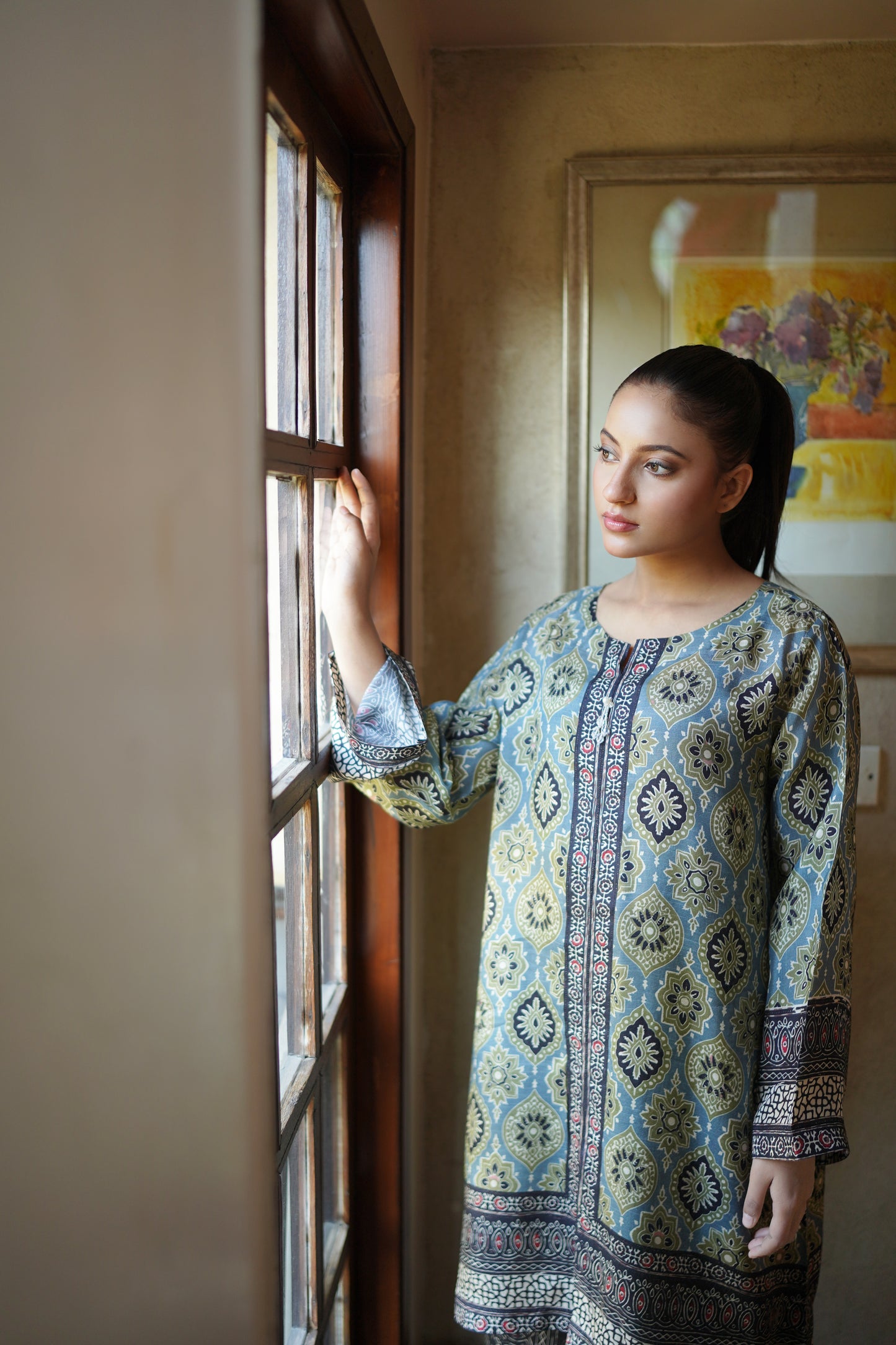AJRAK STYLE PRINTED CO-ORD SET
