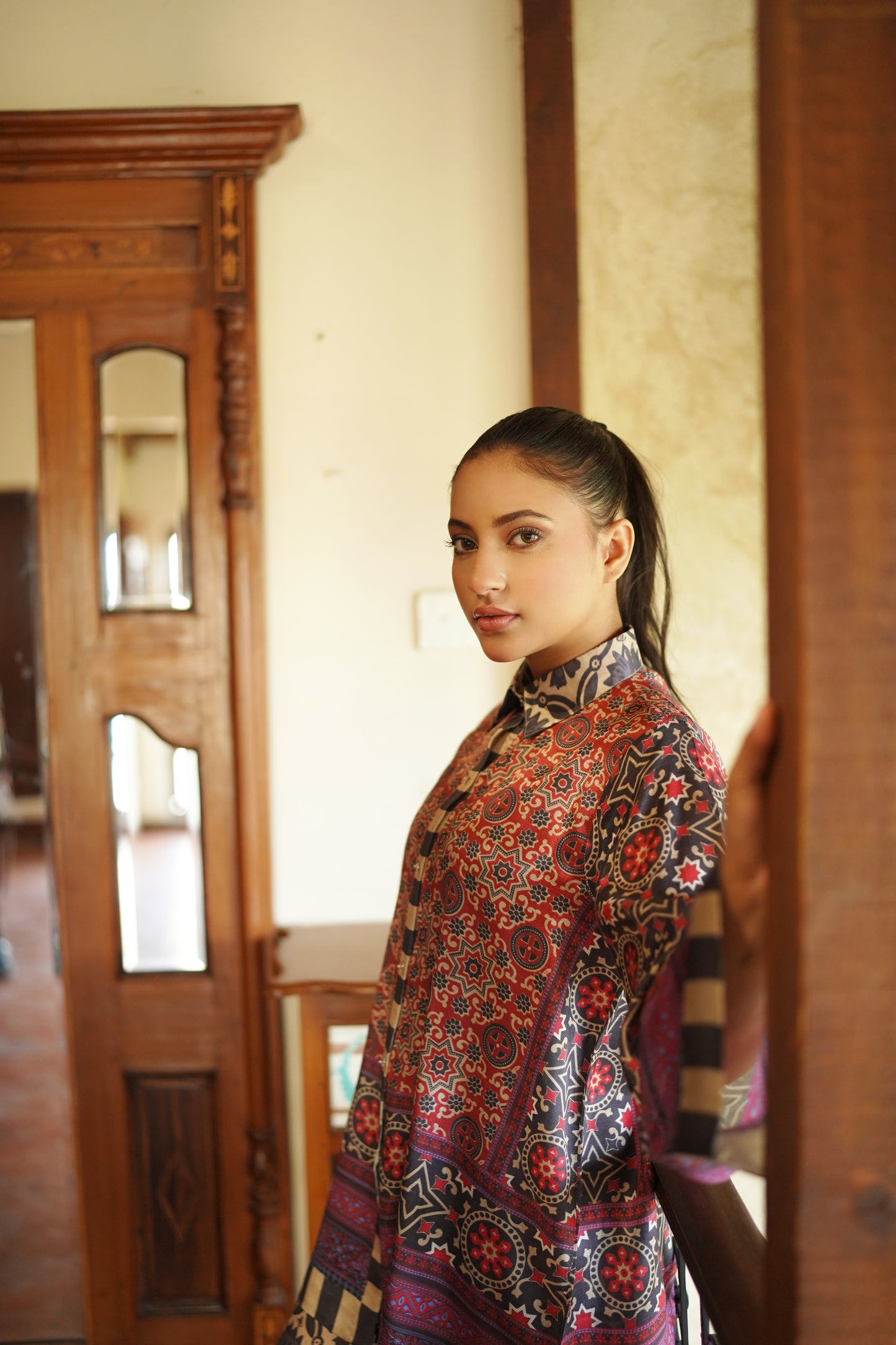 AJRAK STYLE PRINTED CO-ORD SET