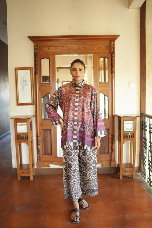 AJRAK STYLE PRINTED CO-ORD SET