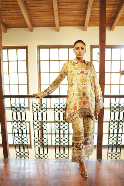 AJRAK STYLE PRINTED CO-ORD SET