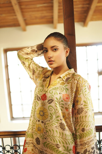 AJRAK STYLE PRINTED CO-ORD SET