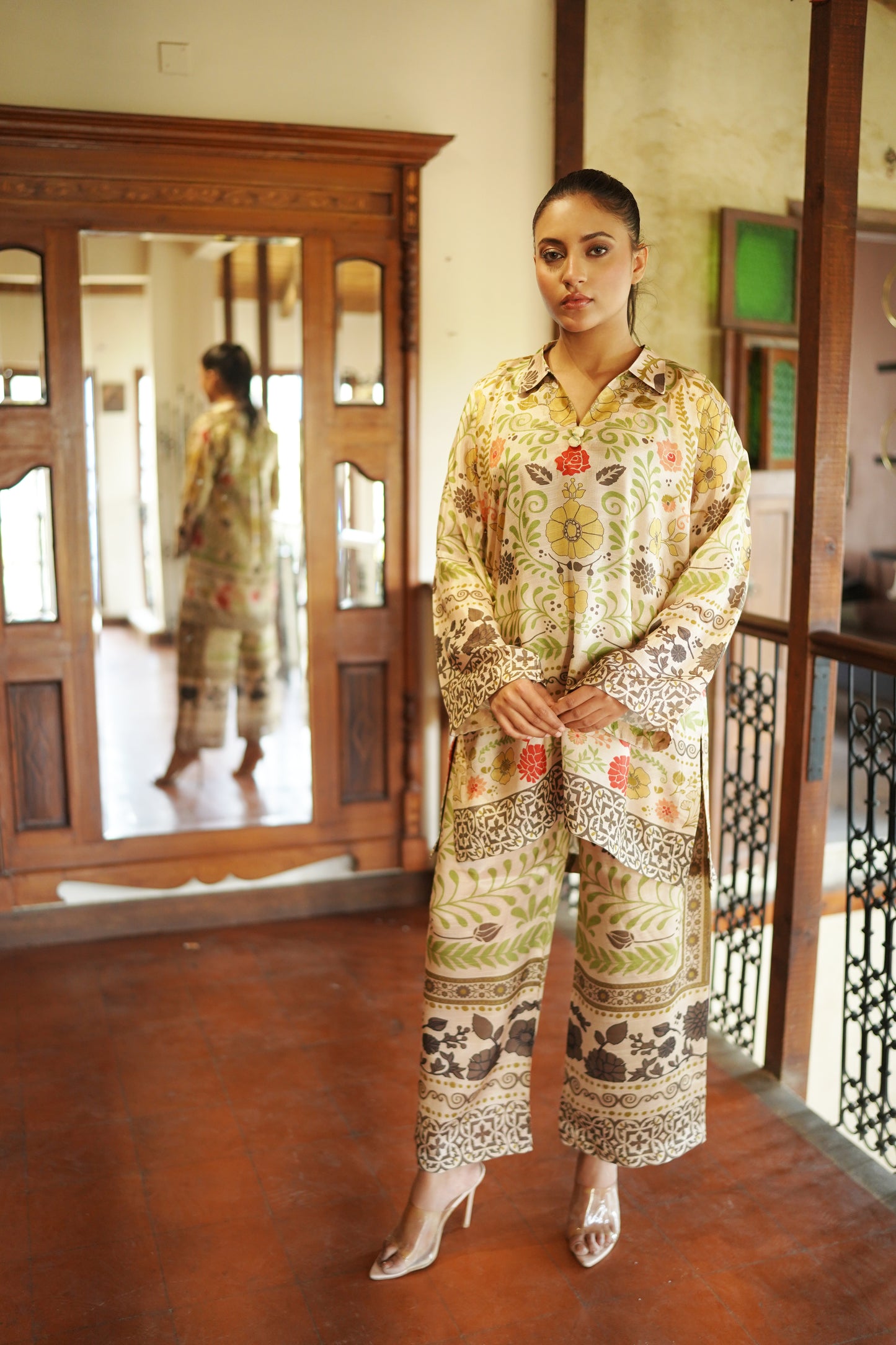 AJRAK STYLE PRINTED CO-ORD SET