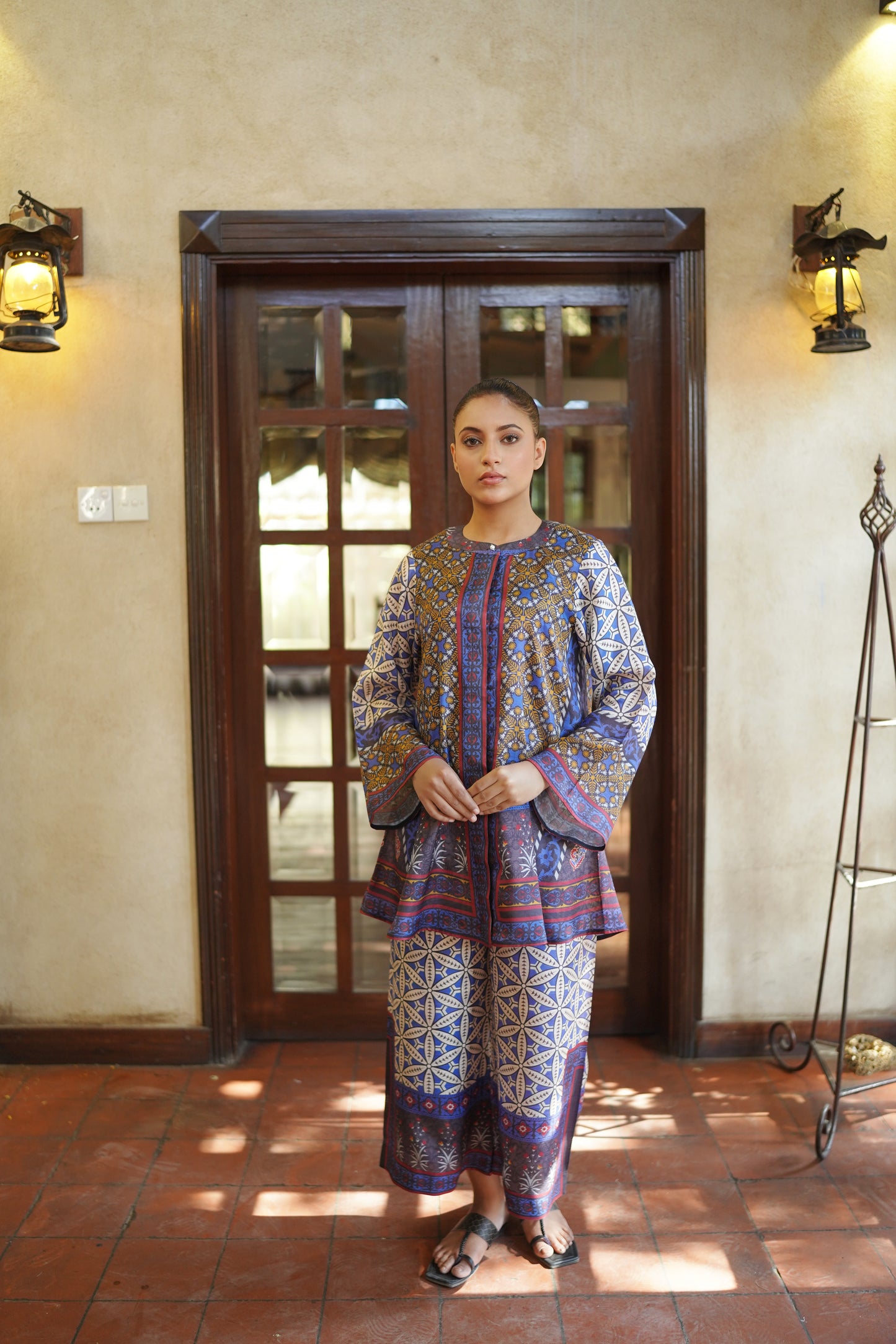 AJRAK STYLE PRINTED CO-ORD SET
