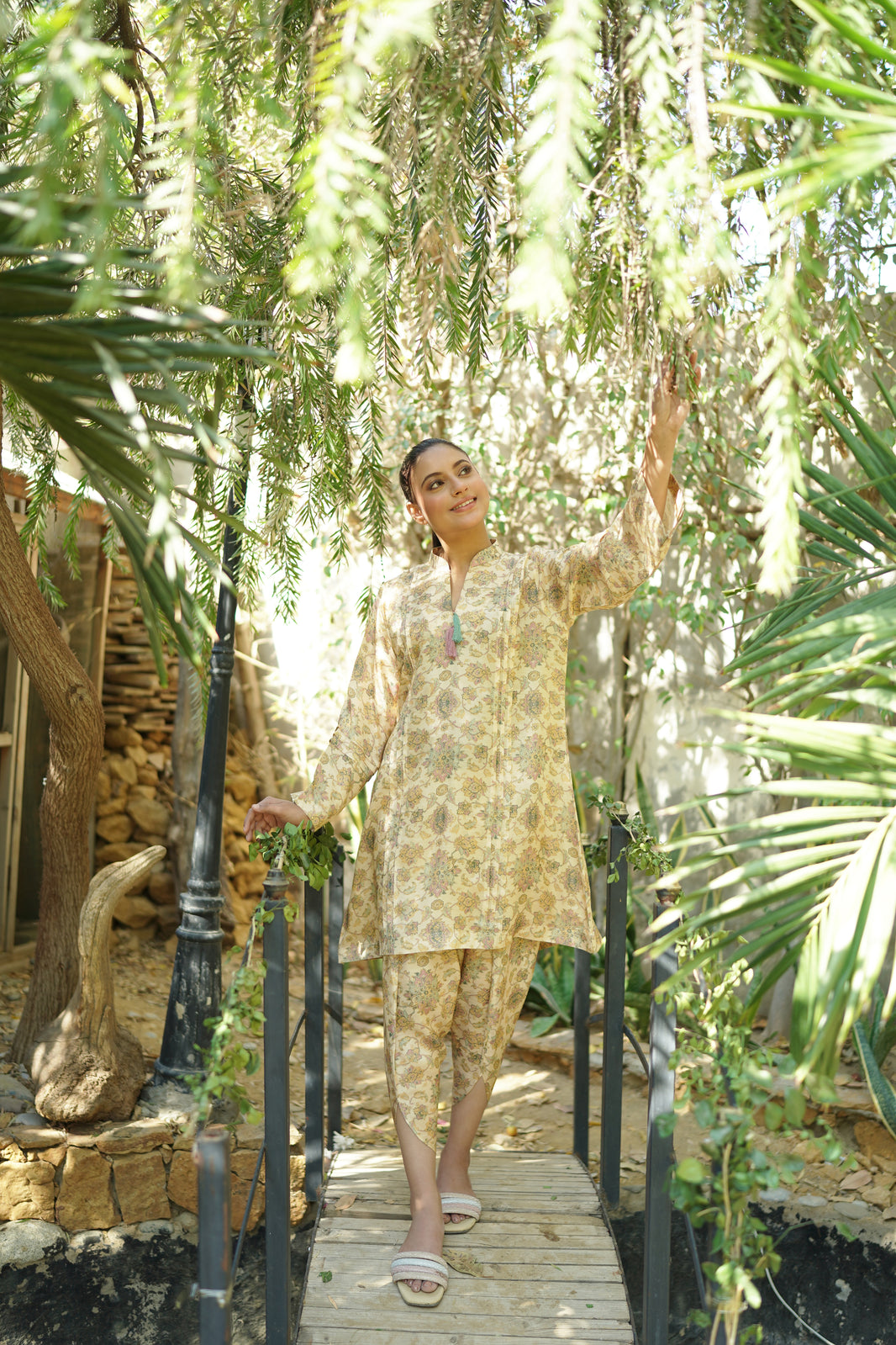 AJRAK STYLE PRINTED CO-ORD SET