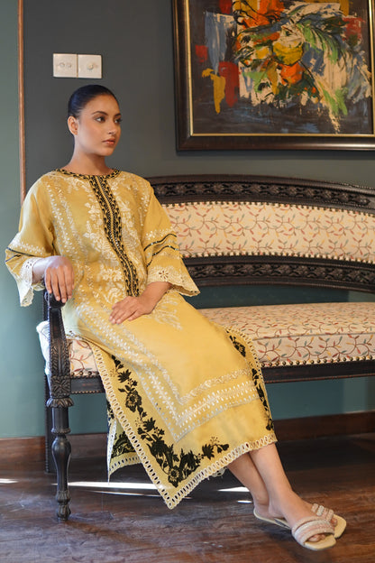 MUSTARD LONG 2PCS