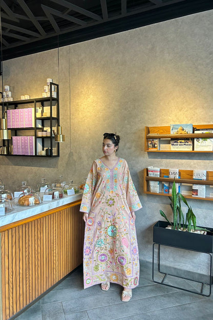 YOGURT PEACH KAFTAN