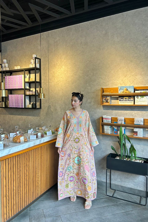 YOGURT PEACH KAFTAN