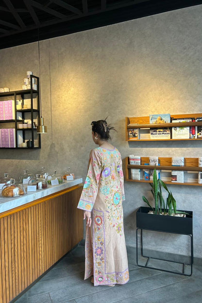 YOGURT PEACH KAFTAN