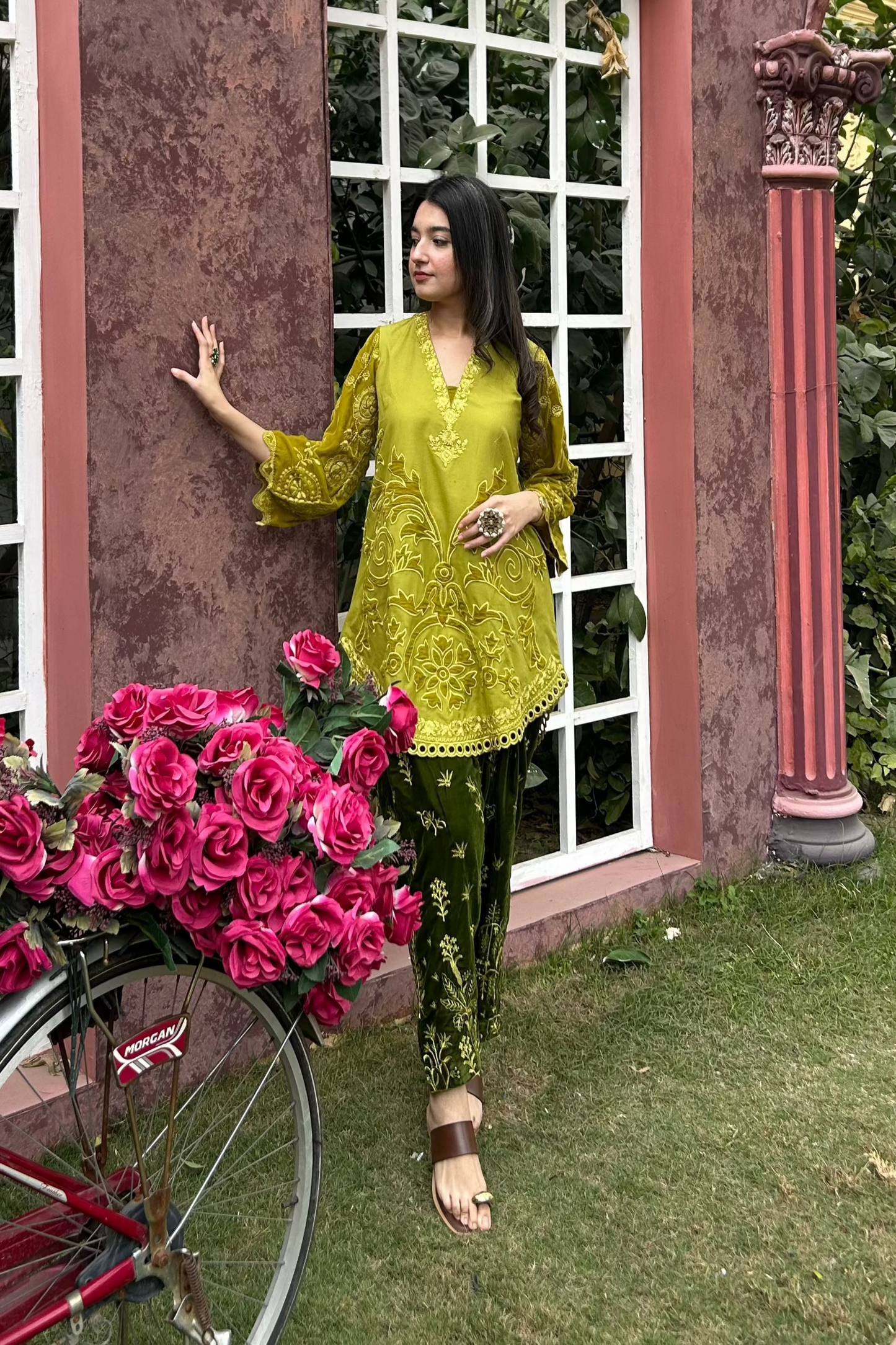 VELVET  CO-ORD CORN YELLOW