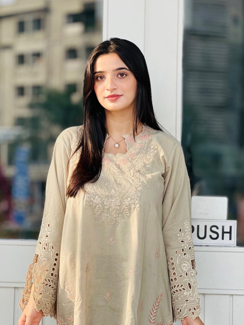 SPINACH GREY kurta black pant