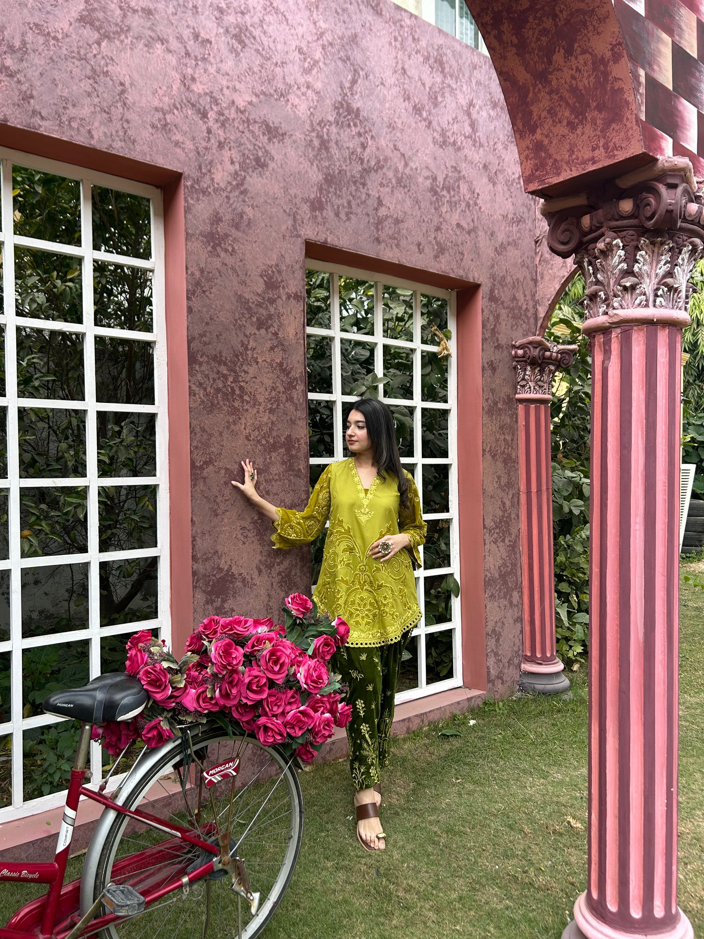 VELVET  CO-ORD CORN YELLOW