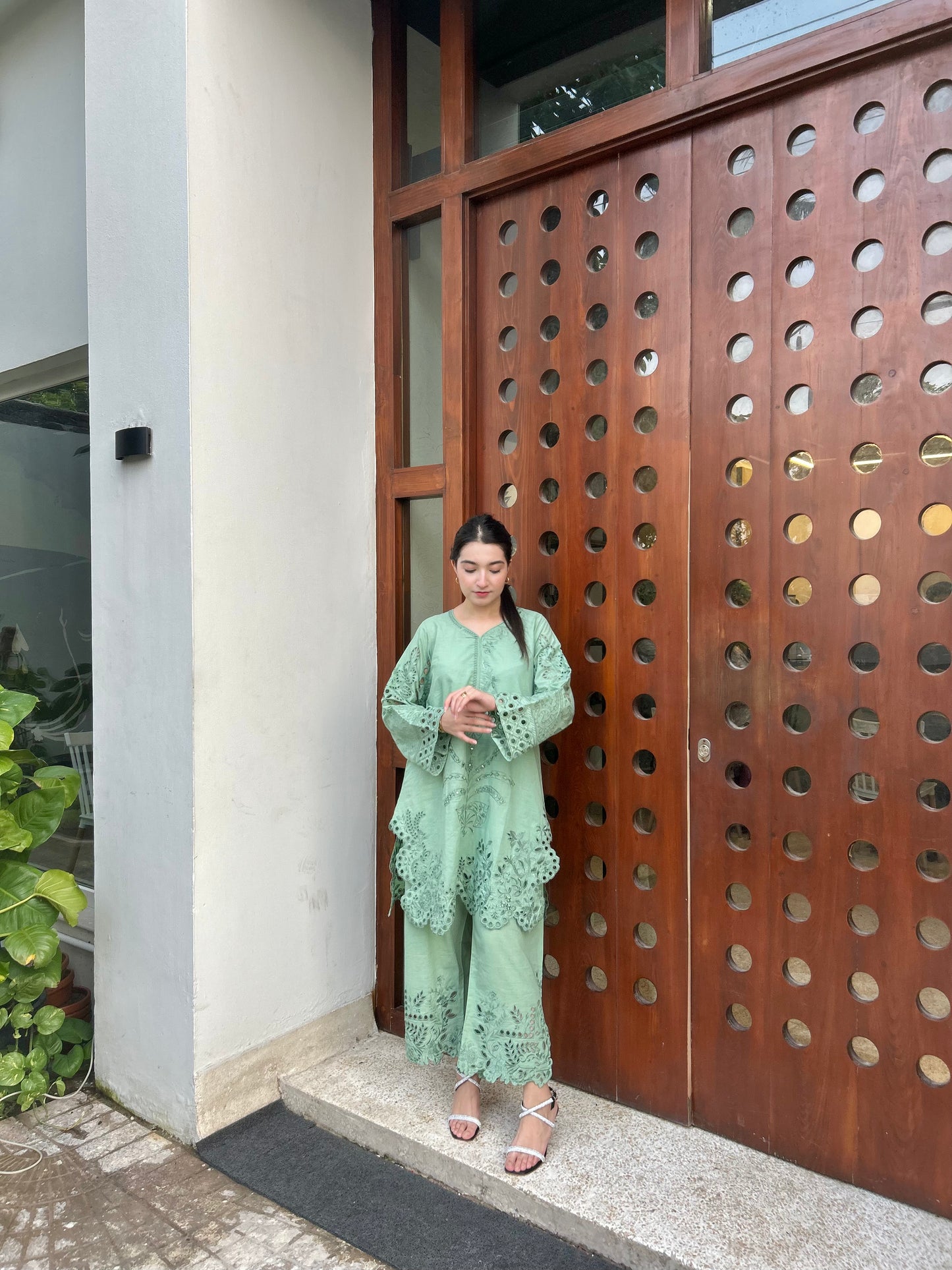 SAGE GREEN  2 PCS coords sets