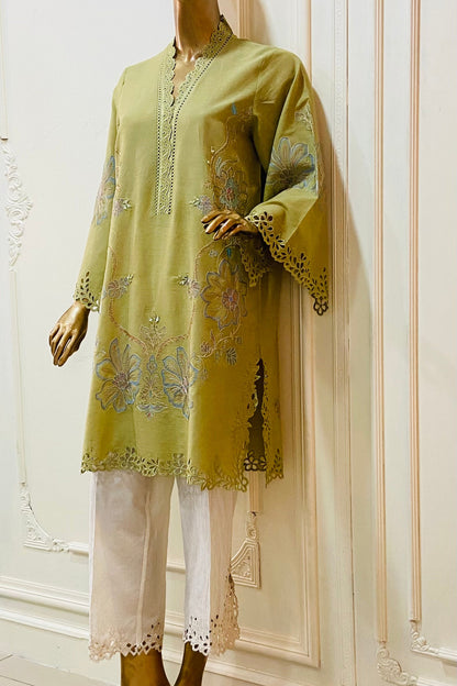 Light Mehndi Kurta