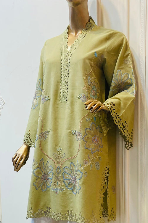 Light Mehndi Kurta