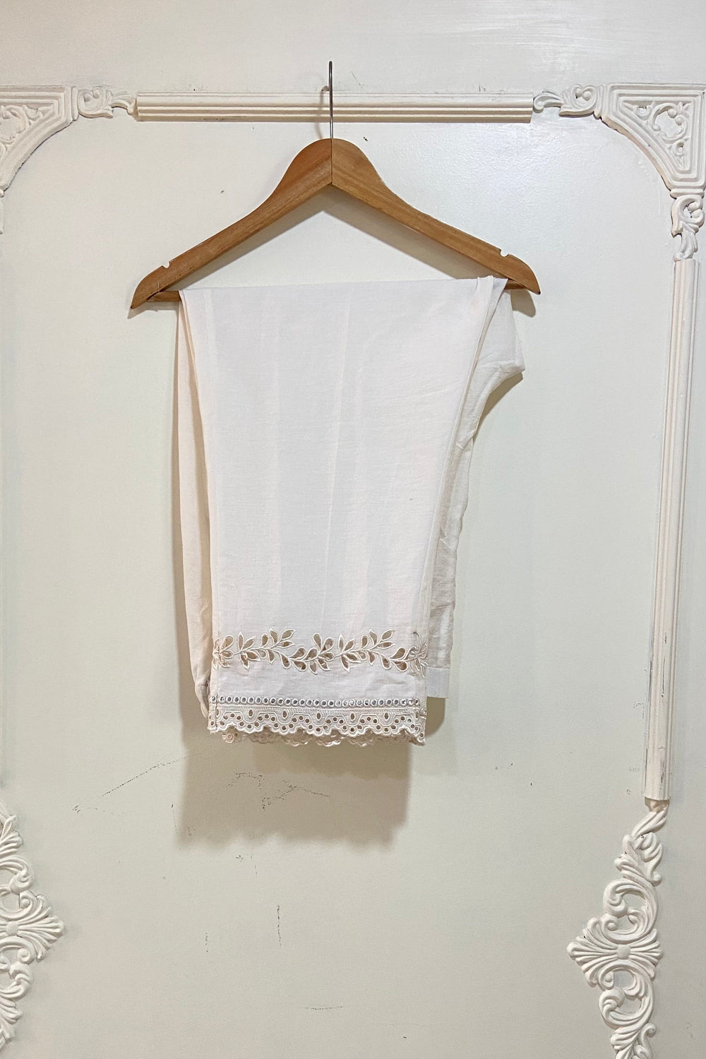 Ivory Cut Work Pant