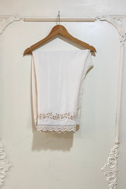 Ivory Cut Work Pant
