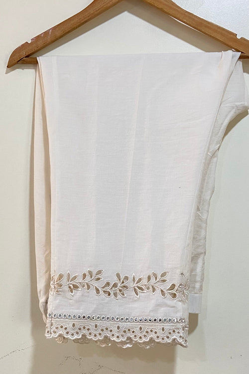 Ivory Cut Work Pant