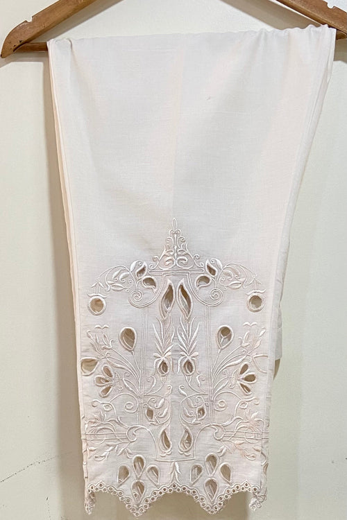 Ivory Cut Work Pant